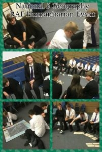 National 5 Geography solves RAF Humanitarian issues