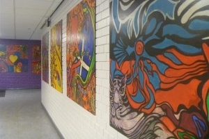 Artwork on display