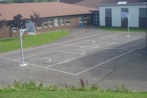 Outdoor Basketball Court