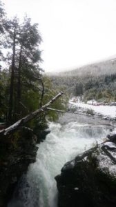 Norwegian waterfall