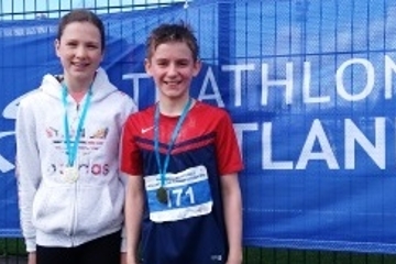 Scottish Schools Aquathon Medals